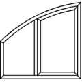 Spitzbogenfenster Typ V172 - 1/2 Spitzbogenrohling mit Schenkel Blendrahmen verschweißt Pfosten eingeschraubt Flügel mit Glasleiste fertig eingepasst Glasleiste fest eingepasst Spitzbogenfenster Typ V172 - 1/2 Spitzbogenrohling mit Schenkel Blendrahmen verschweißt Pfosten eingeschraubt Flügel mit Glasleiste fertig eingepasst Glasleiste fest eingepasst